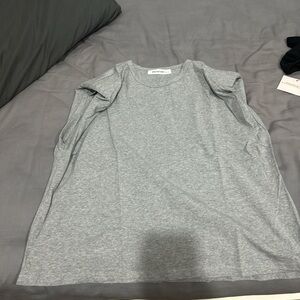 Divided Heather Gray Women's Short Sleeve Tee